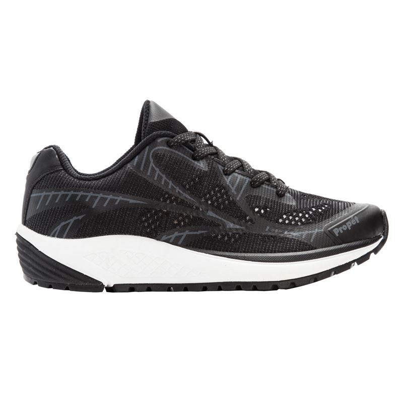 Baskets Propet One LT Femme Noir Grise | QcuVHXWX