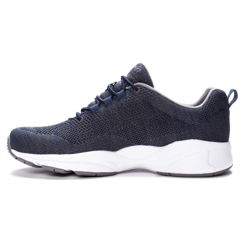 Baskets Propet Stabilité Fly Homme Bleu Marine Grise | crbHM4BB