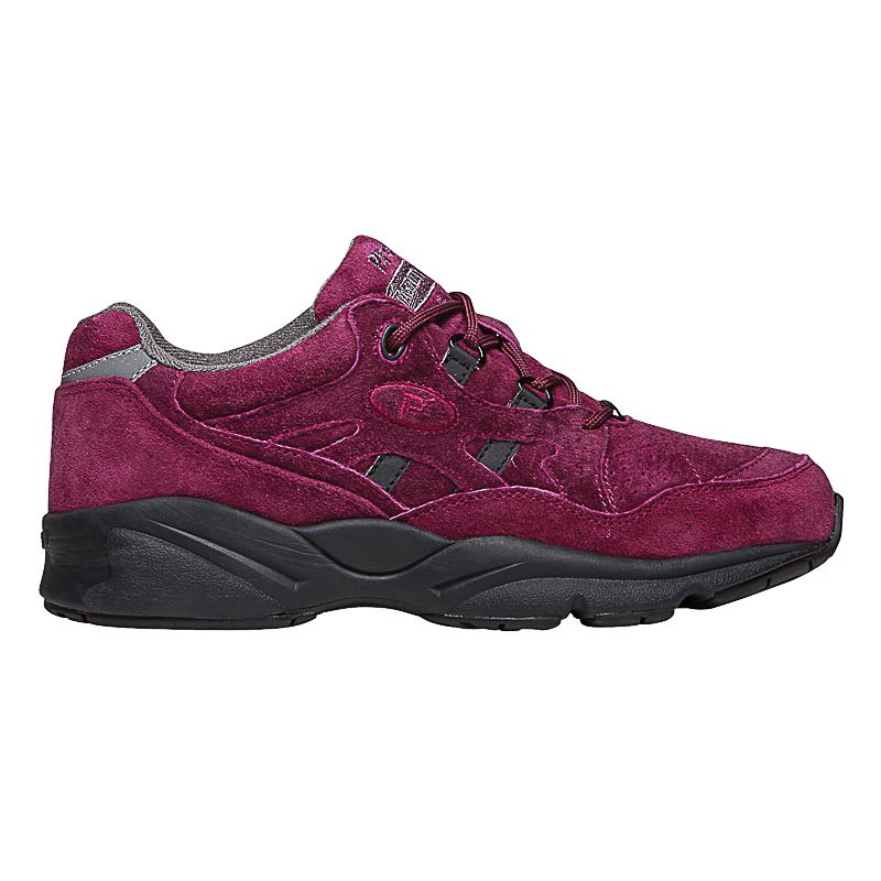 Baskets Propet Stabilité Walker Femme Berry Suede | Cb5Ygk7c