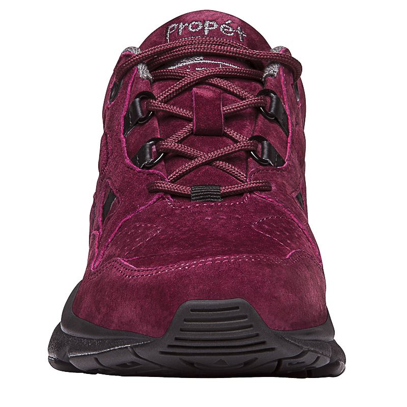 Baskets Propet Stabilité Walker Femme Berry Suede | Cb5Ygk7c