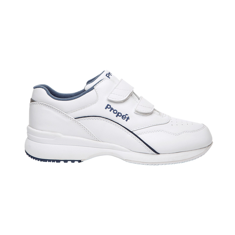 Baskets Propet Tour Walker Brides Femme Blanche Bleu | hROeeSRf