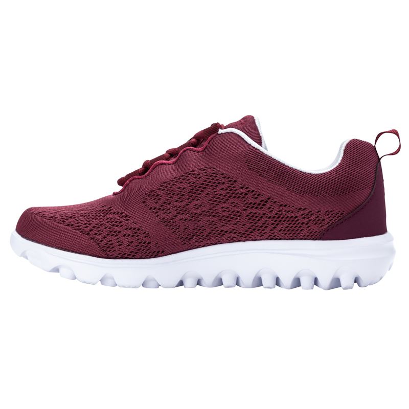 Baskets Propet TravelActiv Femme Cranberry | GkMlENr5