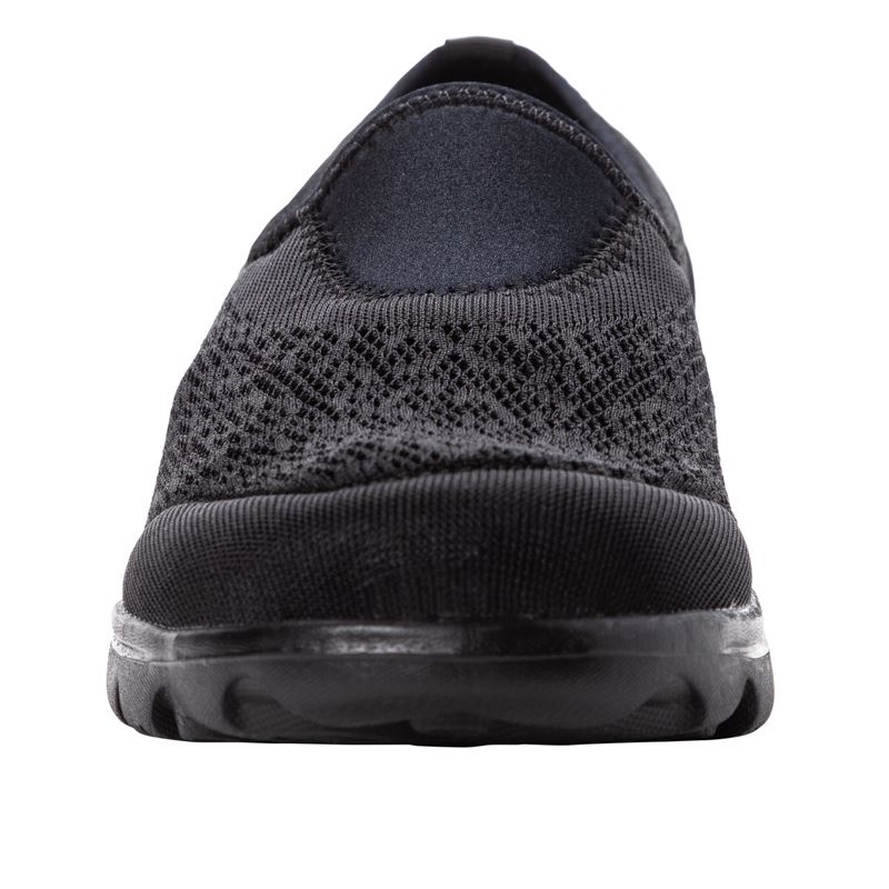 Baskets Propet TravelActive Slip-On Femme Noir | 1aqmVXMz