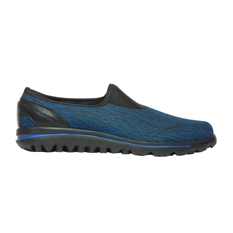 Baskets Propet TravelActive Slip-On Femme Noir Bleu Marine | HEPePbW3