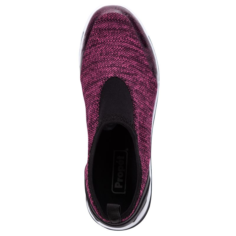 Baskets Propet TravelActive Slip-On Femme Berry Heather | Nz7p44co