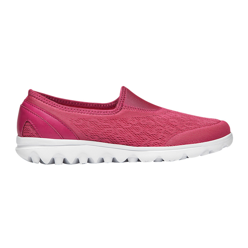 Baskets Propet TravelActive Slip-On Femme Rouge | PTWEwO02