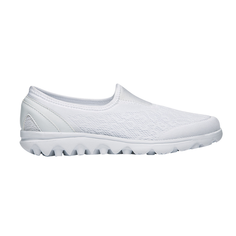 Baskets Propet TravelActive Slip-On Femme Blanche | VNluTkbu