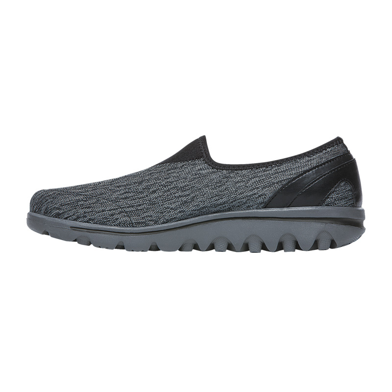 Baskets Propet TravelActive Slip-On Femme Noir Grise | d8hLQ6wj