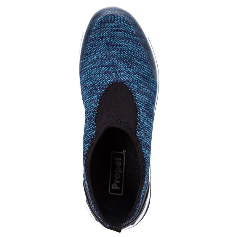 Baskets Propet TravelActive Slip-On Femme Bleu | dl9jgLn0