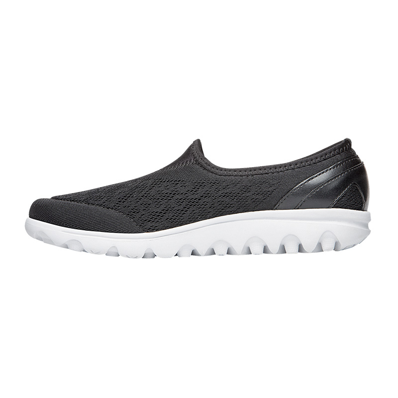 Baskets Propet TravelActive Slip-On Femme Noir | m4Ke32xx