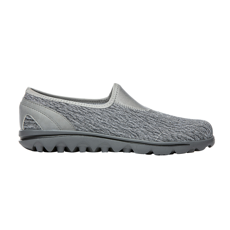 Baskets Propet TravelActive Slip-On Femme Noir Blanche | toxi6V2m