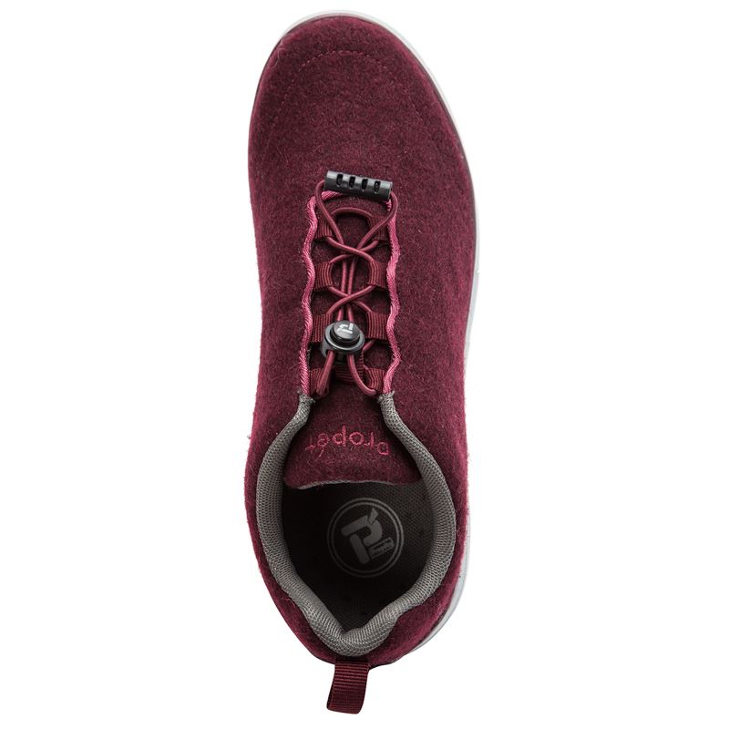 Baskets Propet TravelFit Prestige Femme Bordeaux | LkRSgaIc