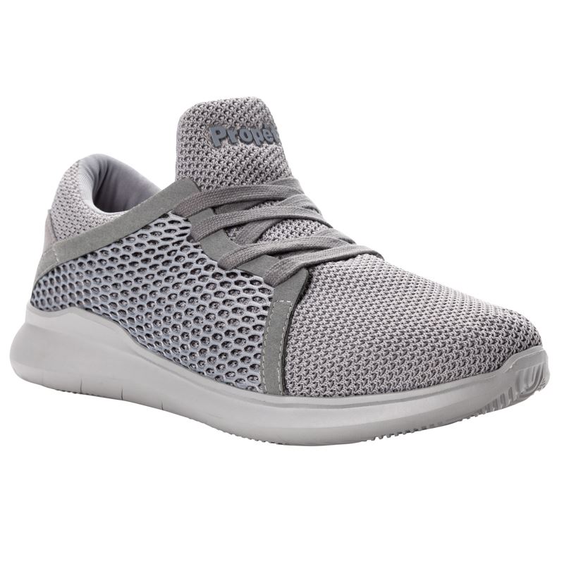 Baskets Propet Viator Dual Knit Homme Grise | 74vIO7sF