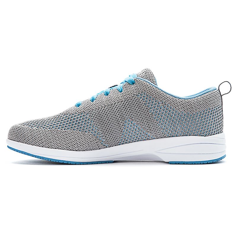 Baskets Propet Washable Walker Evolution Femme Grise Bleu | 3AdPJOkh