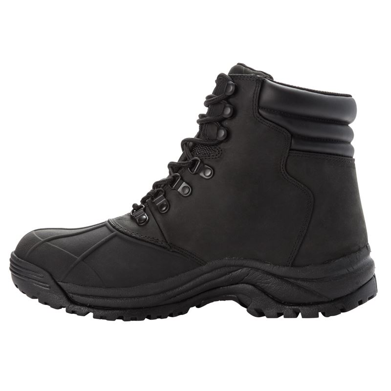 Bottes Propet Blizzard Mid Dentelle Homme Noir | JYOaANqm