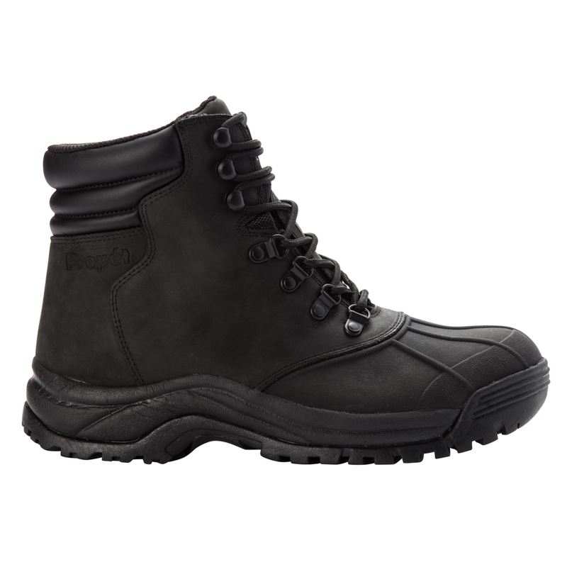 Bottes Propet Blizzard Mid Dentelle Homme Noir | JYOaANqm