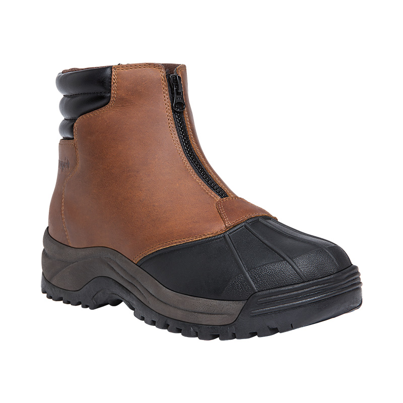 Bottes Propet Blizzard Mid Zip Homme Marron Noir | DYRWyd7w