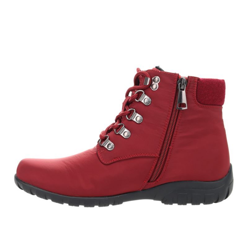 Bottes Propet Dani Ankle Dentelle Femme Bordo | XDFZiHxH