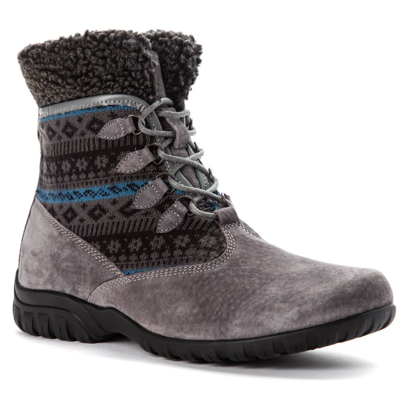 Bottes Propet Delaney Alpine Femme Grise | nowrZkc3