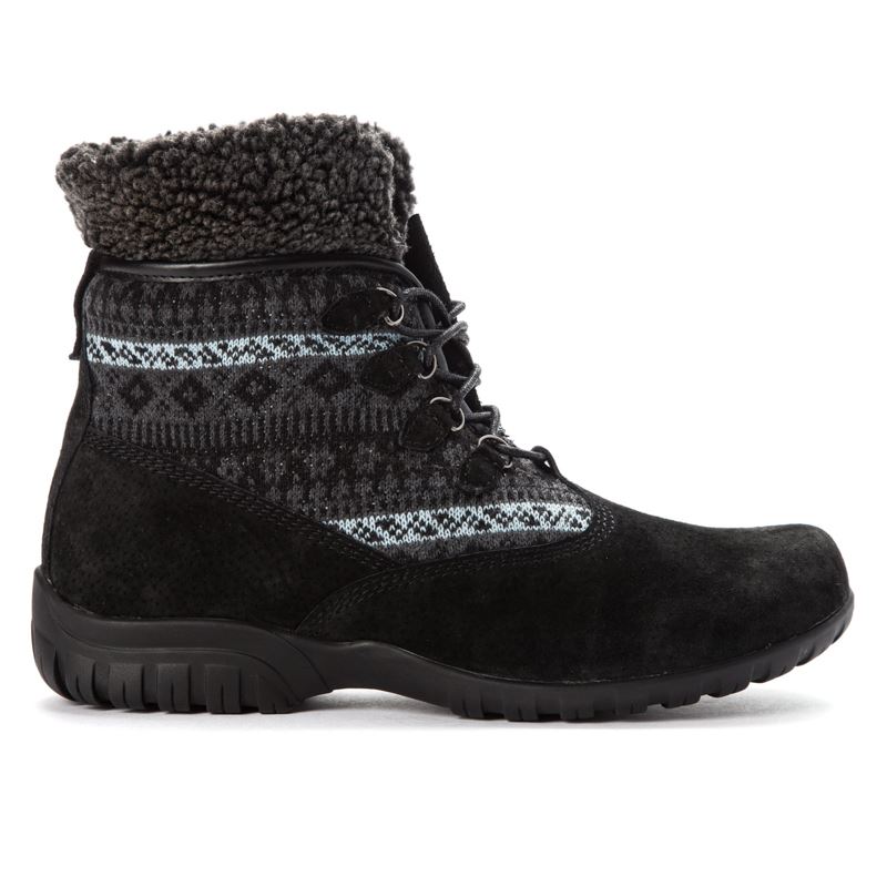 Bottes Propet Delaney Alpine Femme Noir | QUiaMza1