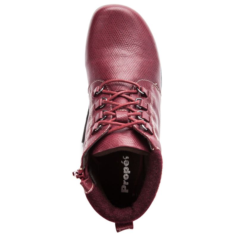 Bottes Propet Delaney Femme Bordo | 7NjPmSch