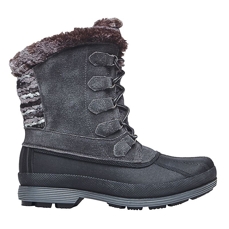 Bottes Propet Lumi Alti Dentelle Femme Grise | IWpWrrwi