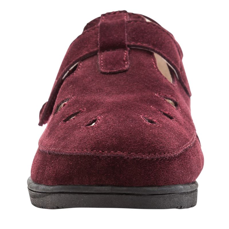 Chaussures Casual Propet Ladybug Femme Wine Suede | qcFr9sc9