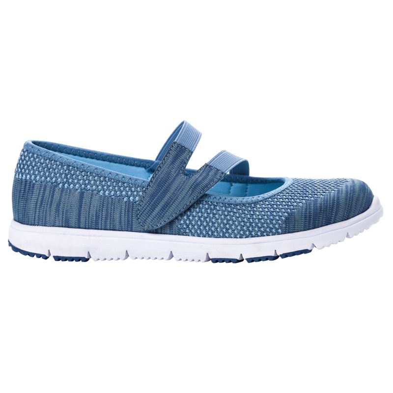 Chaussures Casual Propet TravelWalker EVO Mary Jane Femme Denim | MplqBiSl