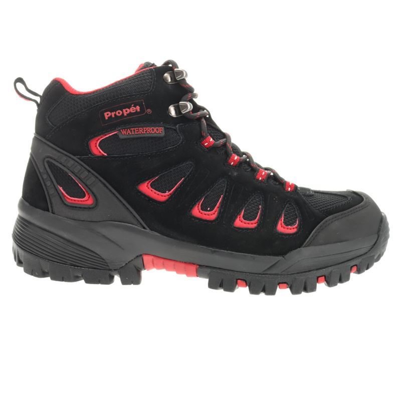 Chaussures Outdoor Propet Ridge Walker Homme Noir Rouge | pZINvbfX