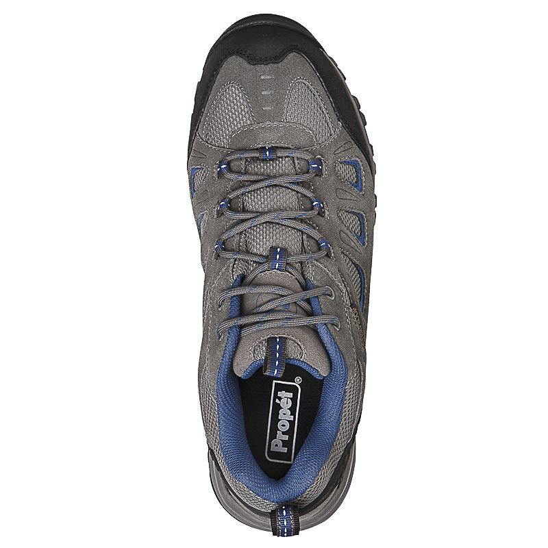 Chaussures Outdoor Propet Ridge Walker Low Homme Grise Bleu | UvQqMXuB