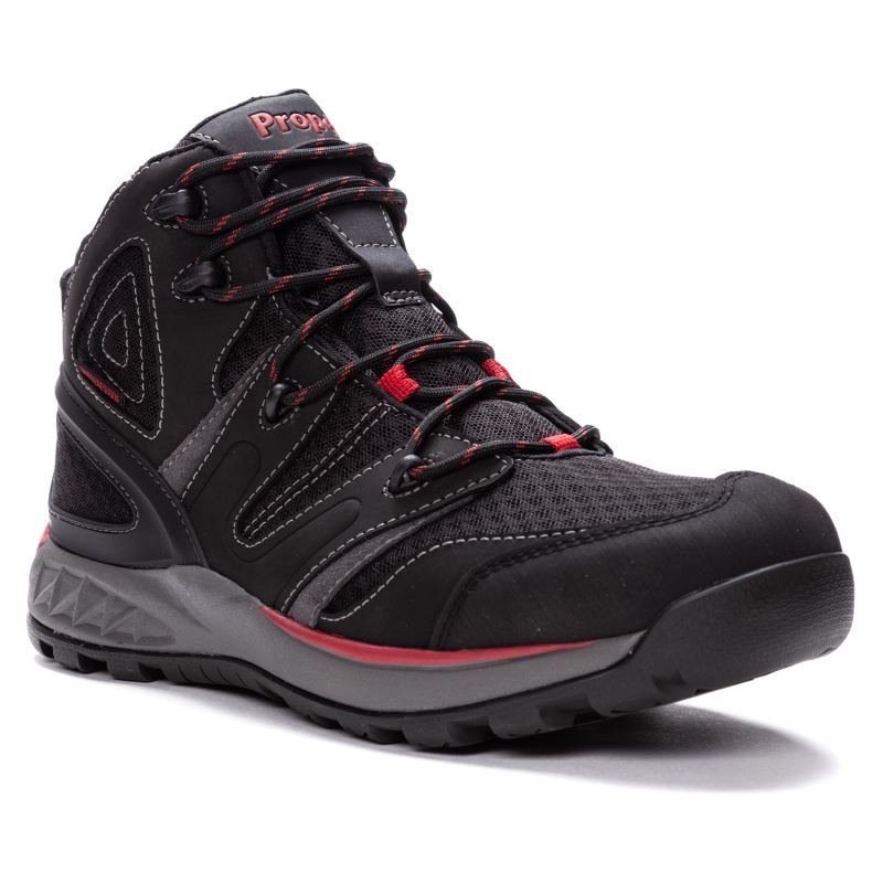 Chaussures Outdoor Propet Veymont Homme Noir Rouge | V4Uw0m43