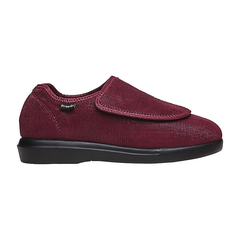 Chaussures Plates Propet Cush'N Foot Femme Merlot Corduroy | v792yb7M