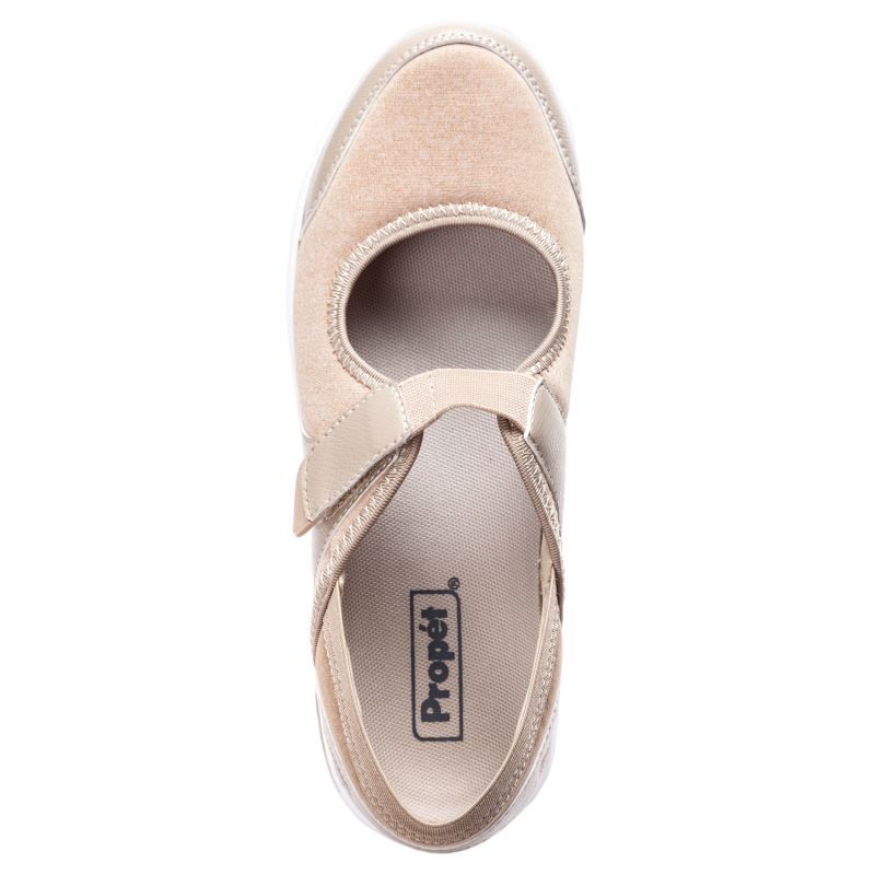 Chaussures Plates Propet Onalee Femme Beige | LIgoP2cn