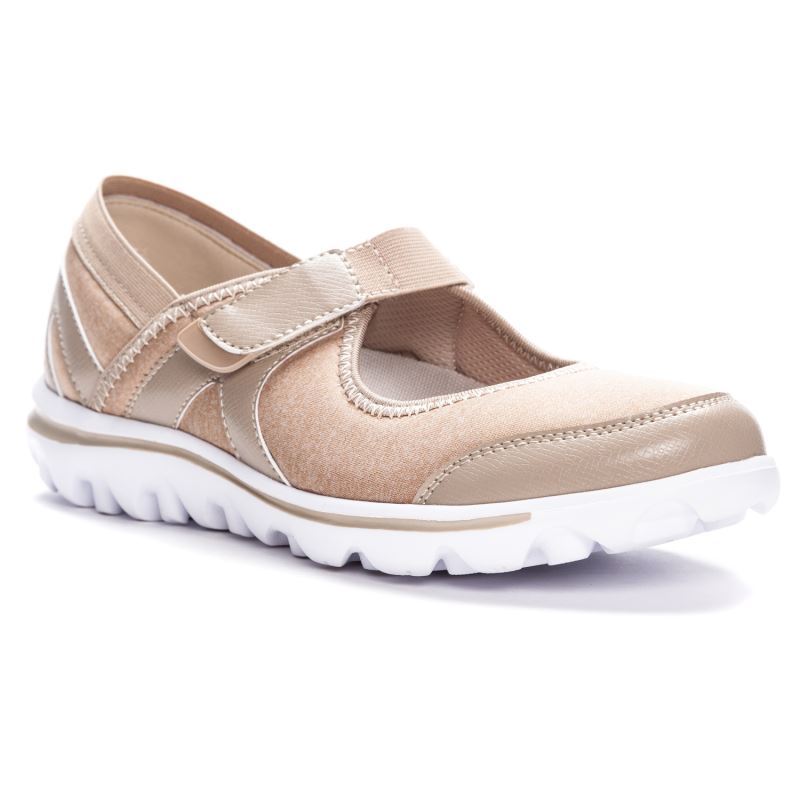 Chaussures Plates Propet Onalee Femme Beige | LIgoP2cn