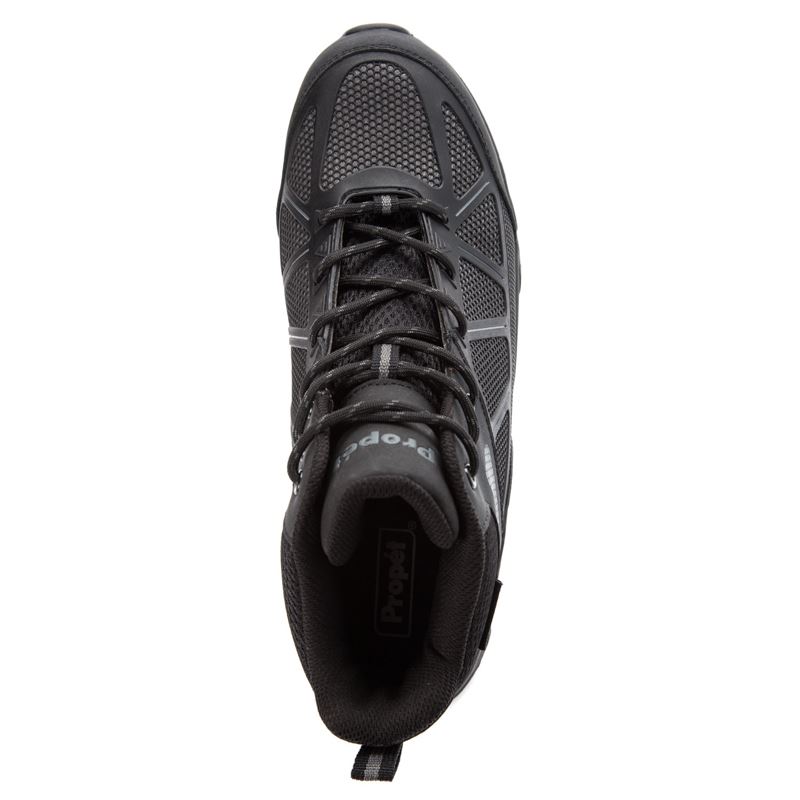 Chaussures de Marche Propet Seeley Hi Homme Grise Foncé Noir | k0tm8JYl