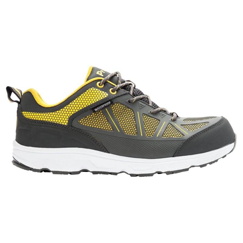 Chaussures de Marche Propet Seeley Homme Grise Jaune | B752FewK