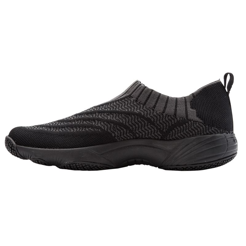 Chaussures de Marche Propet Wash N Wear Slip-On Knit Femme Noir Grise | 0VTt4ECe