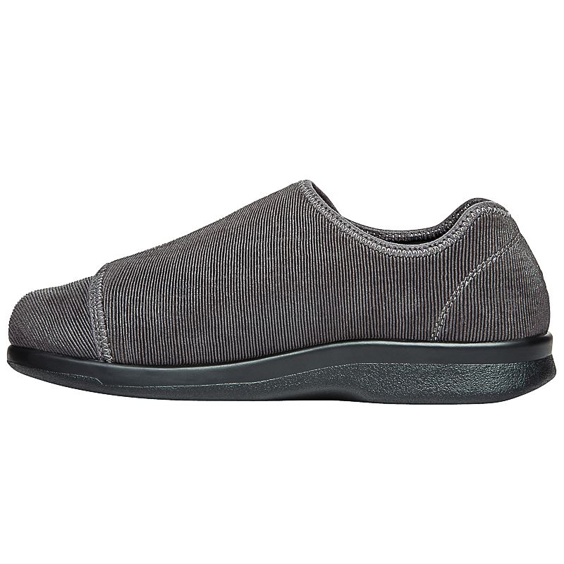 Diabetic Propet Cush'N Foot Homme Slate Corduroy | 3vSZoJta