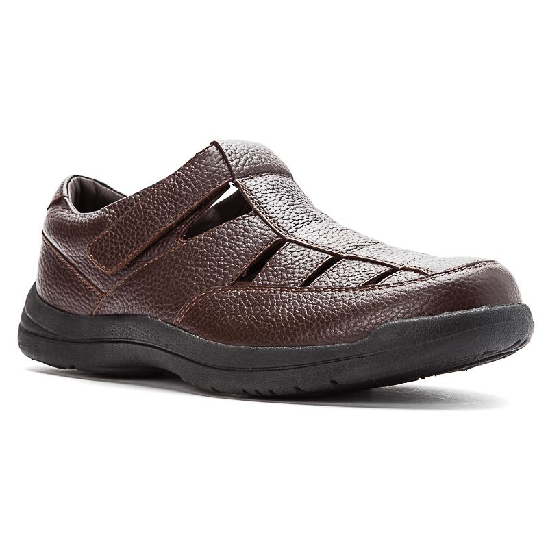 Sandales Propet Bayport Homme Marron | SHcq0TzJ