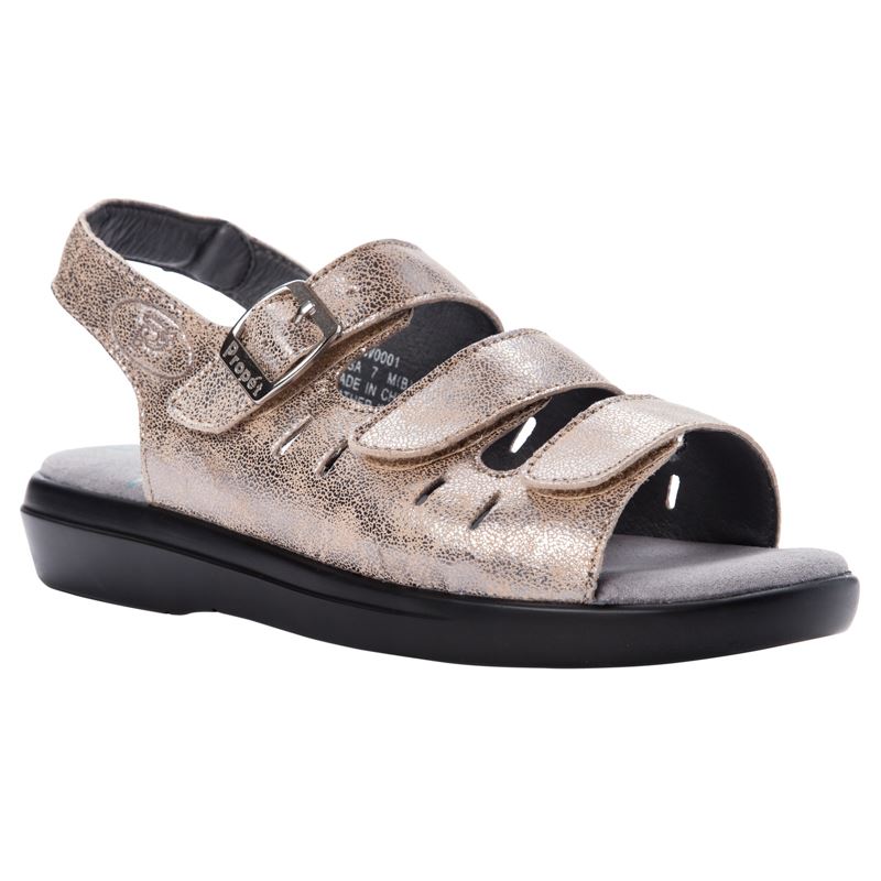 Sandales Propet Breeze Femme Pearl Pewter | HbtmfHUC