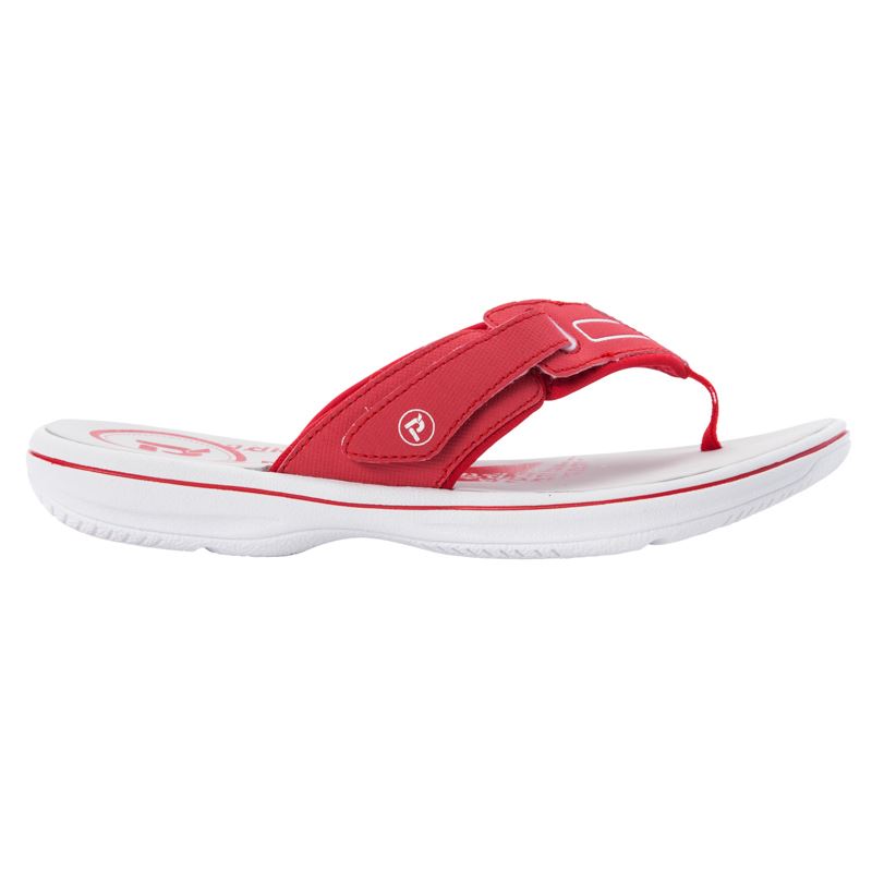 Sandales Propet Edie Femme Rouge | 4GKV5SMw