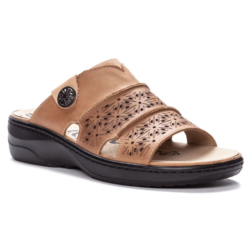 Sandales Propet Gertie Femme Beige | pTlTyKDR