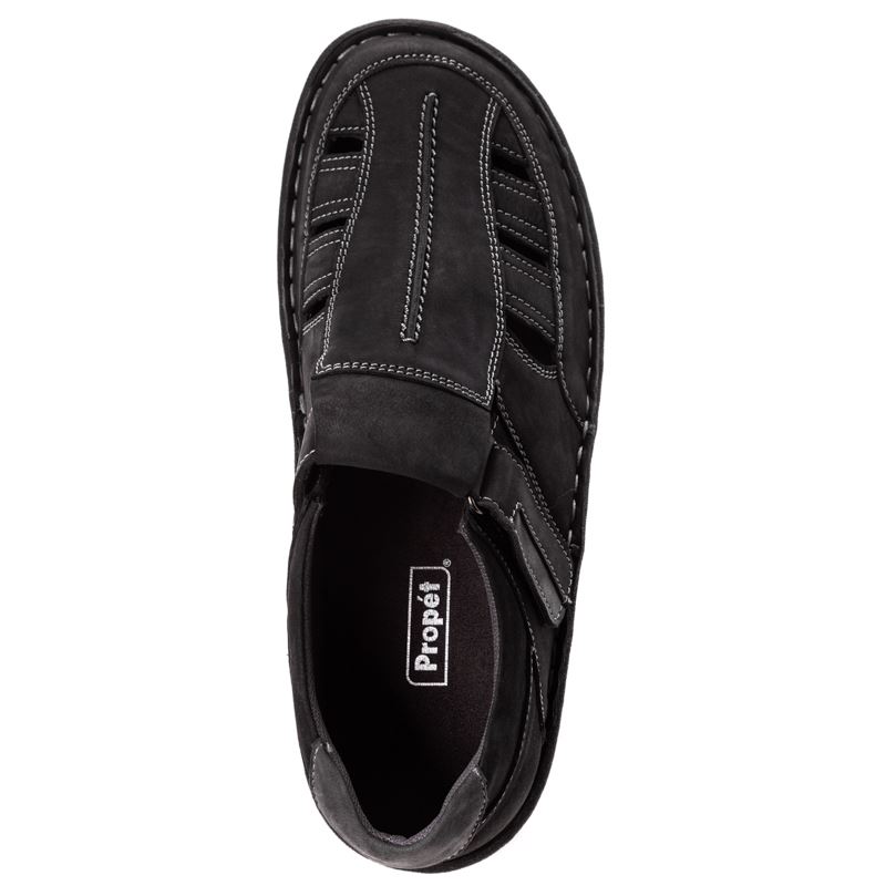 Sandales Propet Jack Homme Noir | hP6BVye9