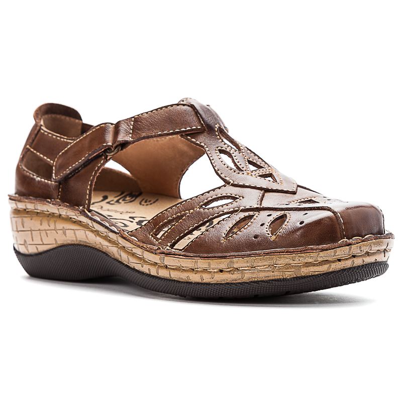 Sandales Propet Jenna Femme Marron | 5F2LRlBJ