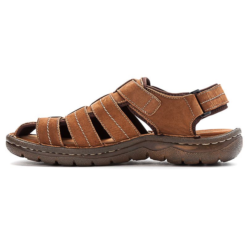 Sandales Propet Joseph Homme Marron | fsODCXeS