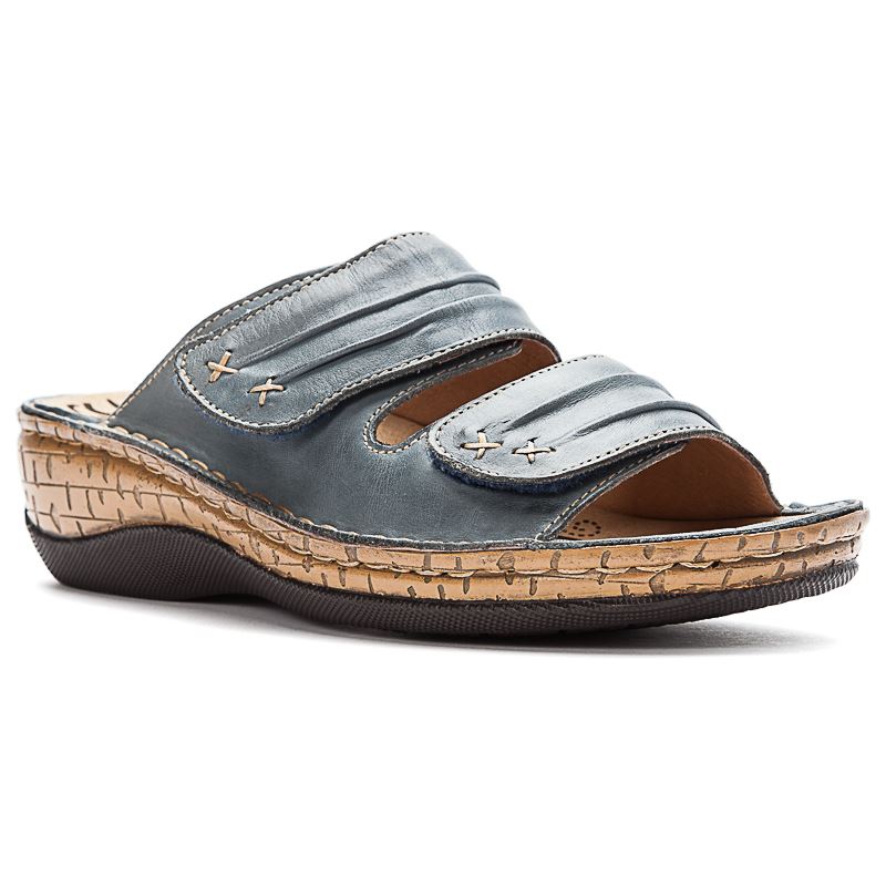 Sandales Propet June Femme Denim | BYdP8hDC