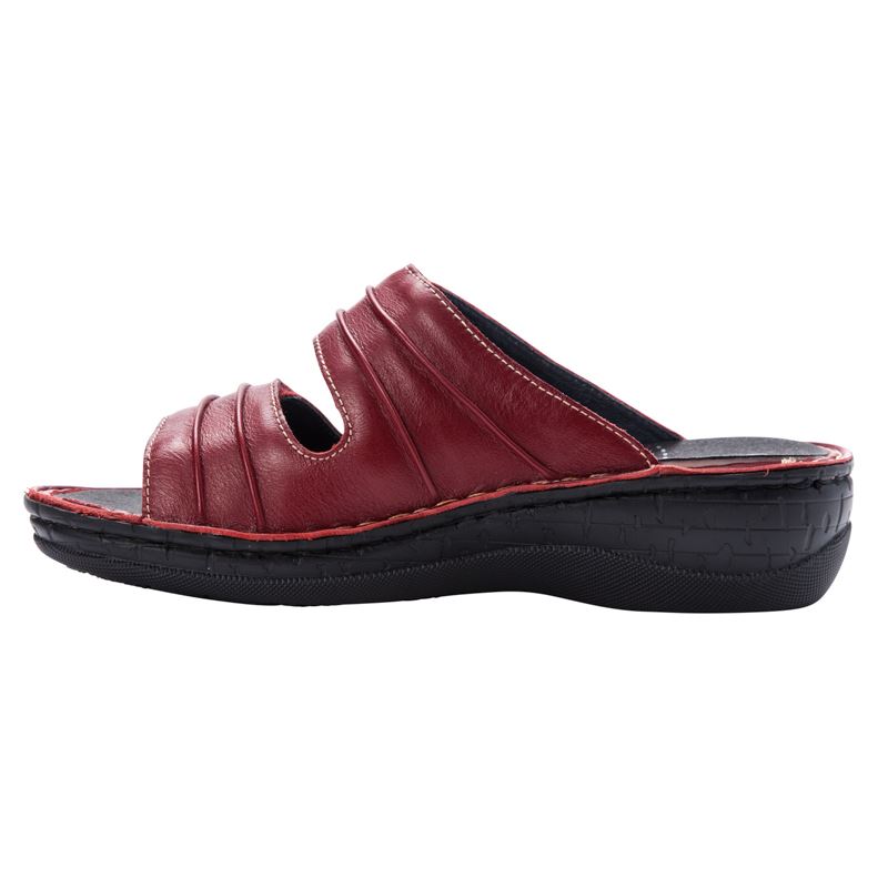 Sandales Propet June Femme Rouge | 1evpryvJ