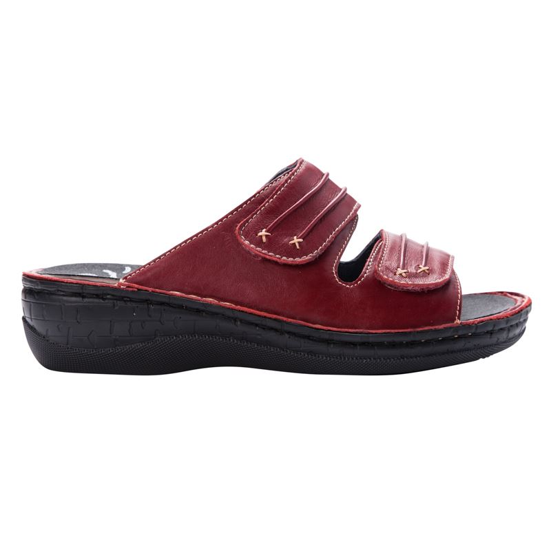 Sandales Propet June Femme Rouge | 1evpryvJ