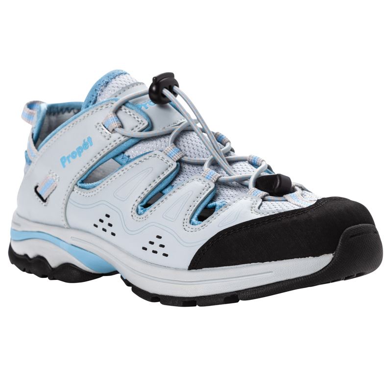 Sandales Propet Piper Femme Grise Bleu | EqLDZs0Q