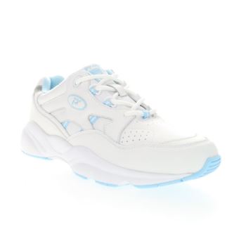 Baskets Propet Stabilité Walker Femme Blanche Bleu | 7RRMZbID